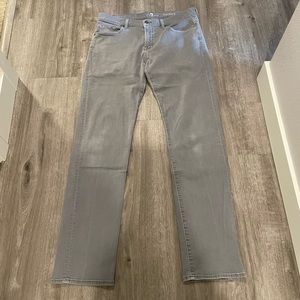 Mens 7 For All Mankind Grey Standard Jeans - 34